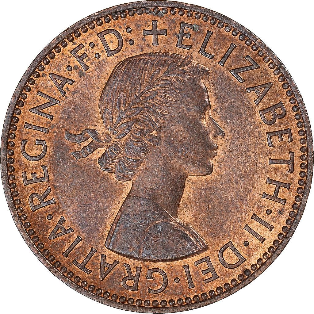 Monnaie, Grande-Bretagne, 1/2 Penny, 1956