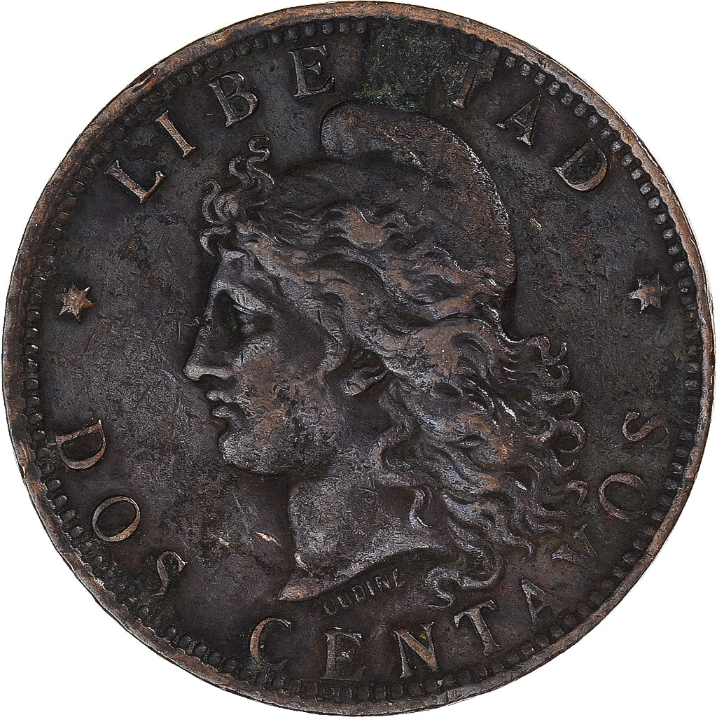 Moeda, Argentina, 2 Centavos, 1889