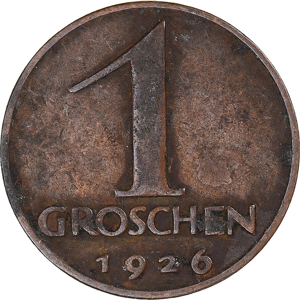 Moneda, Austria, Groschen, 1926