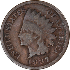 Moneda, Estados Unidos, Cent, 1887