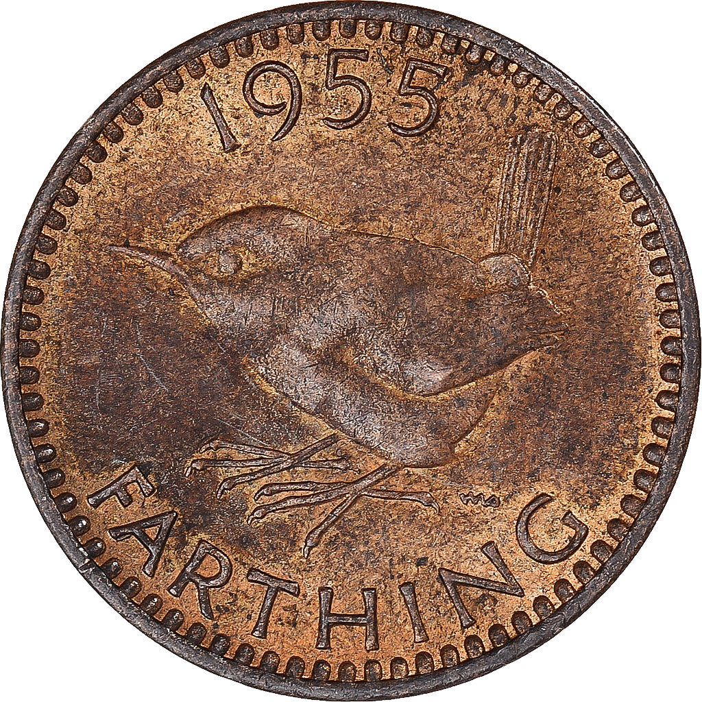 Moneta, Wielka Brytania, Farthing, 1955