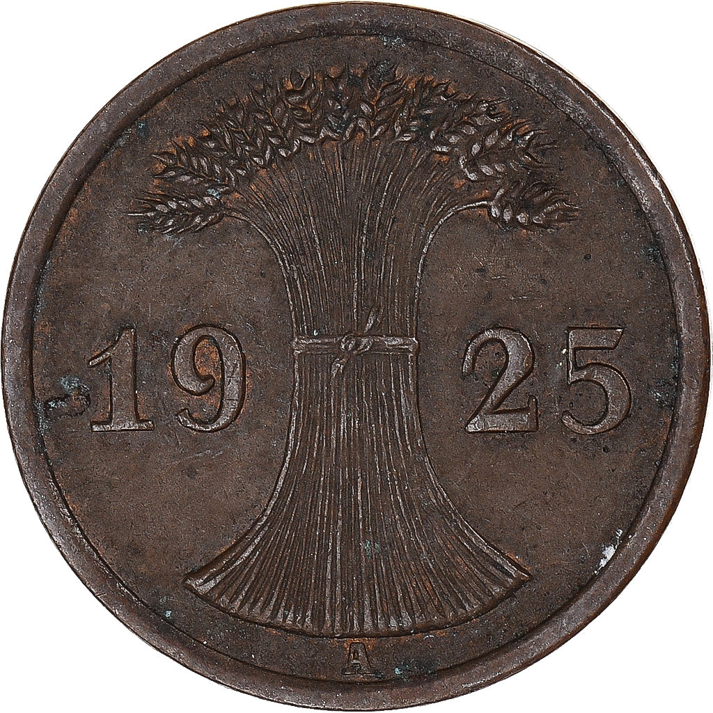 Coin, Germany, 2 Reichspfennig, 1925