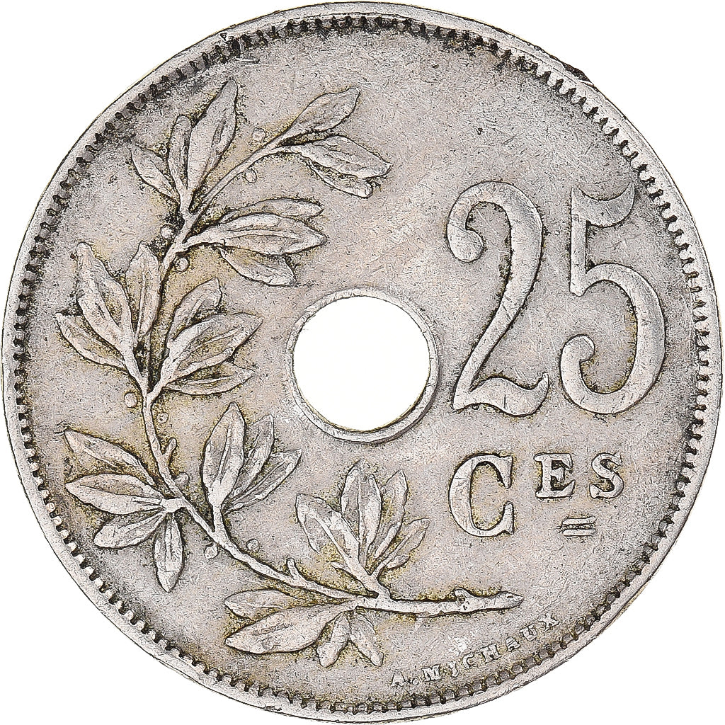 Munten, België, 25 Centimes, 1923