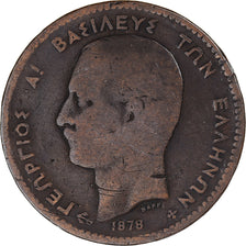 Moneta, Grecia, 10 Lepta, 1878