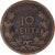 Monnaie, Grèce, 10 Lepta, 1878