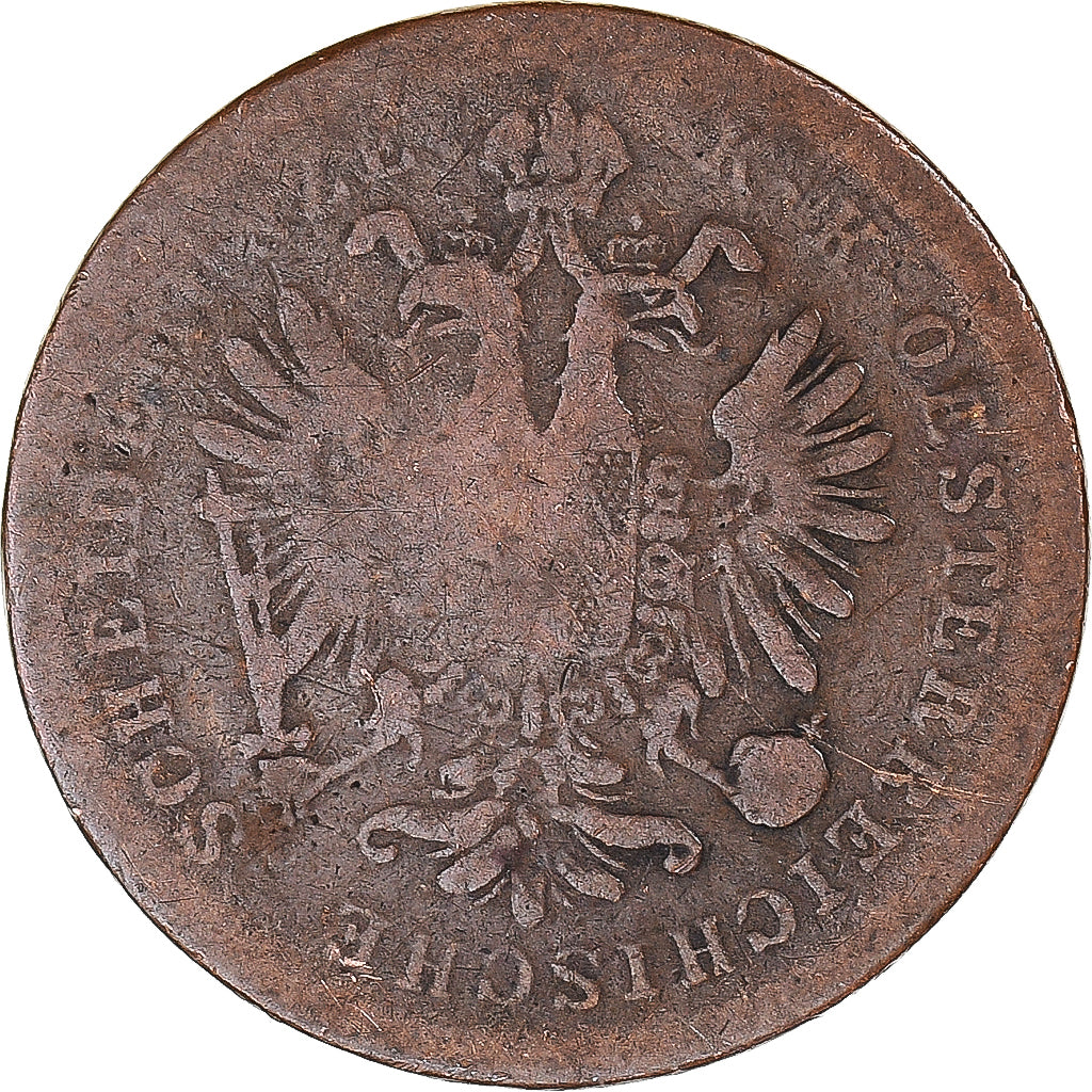 Moeda, Áustria, Kreuzer, 1859