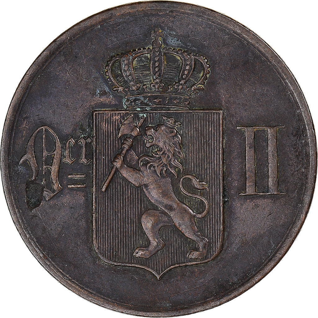 Moneta, Svezia, 5 Öre, 1876
