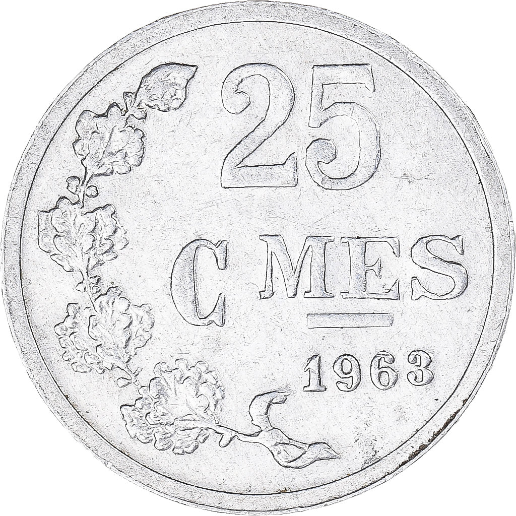 Münze, Luxemburg, 25 Centimes, 1963