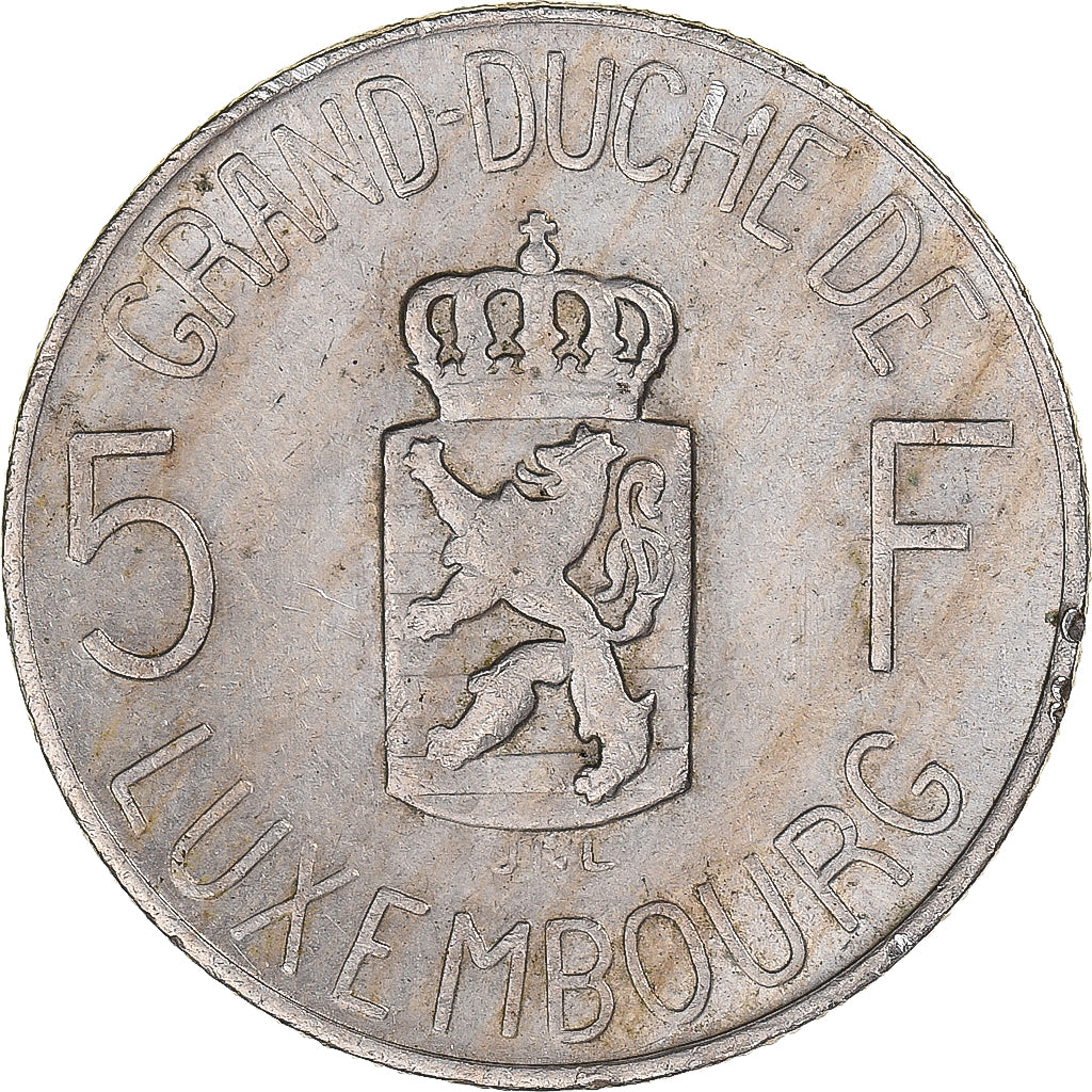 Coin, Luxembourg, 5 Francs, 1962