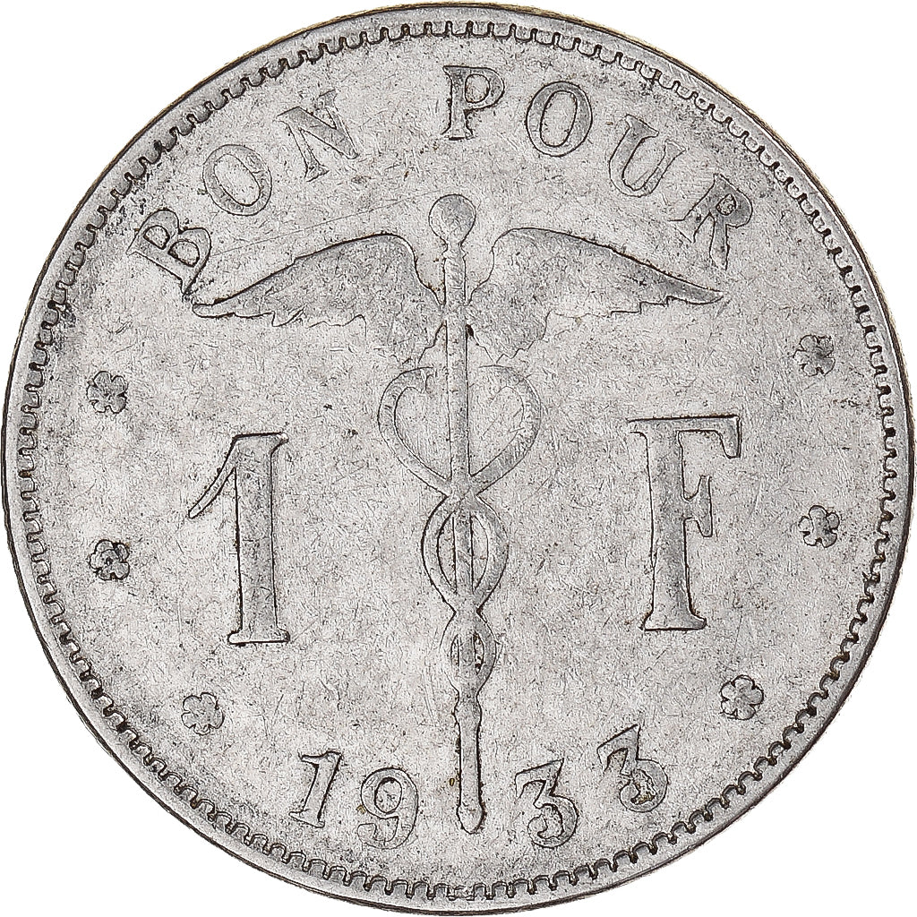 Moneta, Belgia, Franc, 1933