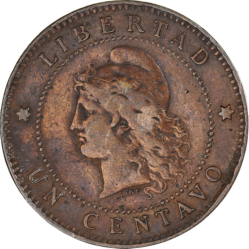 Munten, Argentinië, Centavo, 1890