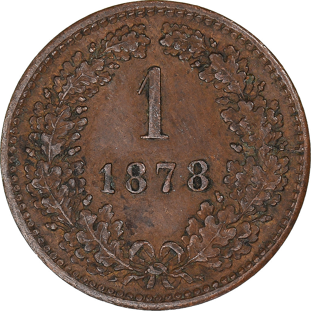 Moneta, Austria, Kreuzer, 1878