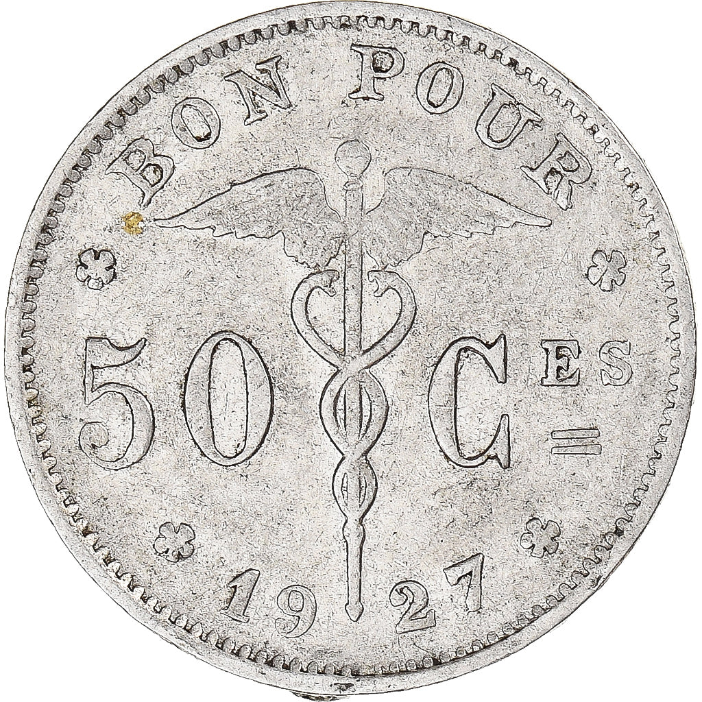 Moneta, Belgio, 50 Centimes, 1927