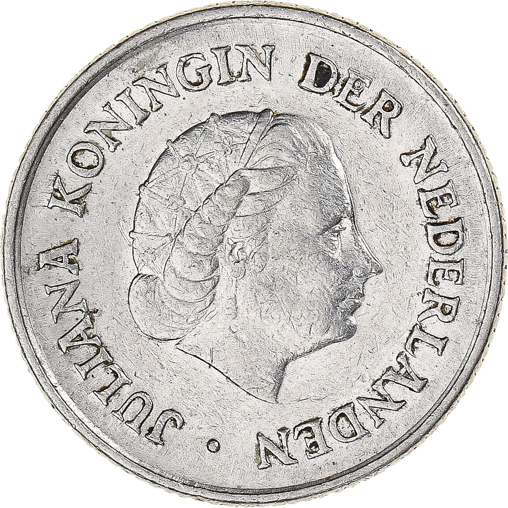 Monnaie, Pays-Bas, 25 Cents, 1958