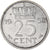 Moeda, Países Baixos, 25 Cents, 1958