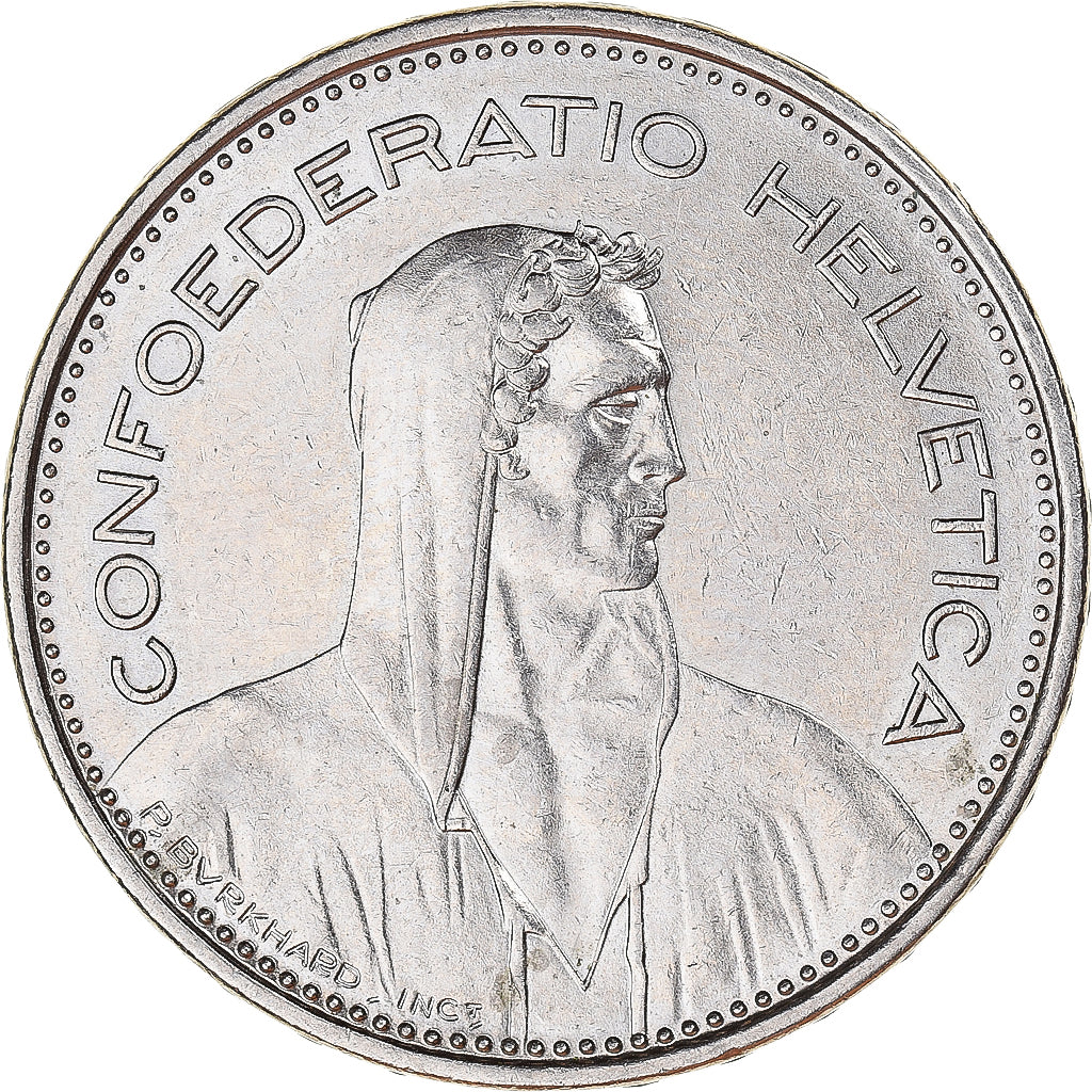 Münze, Schweiz, 5 Francs, 1982