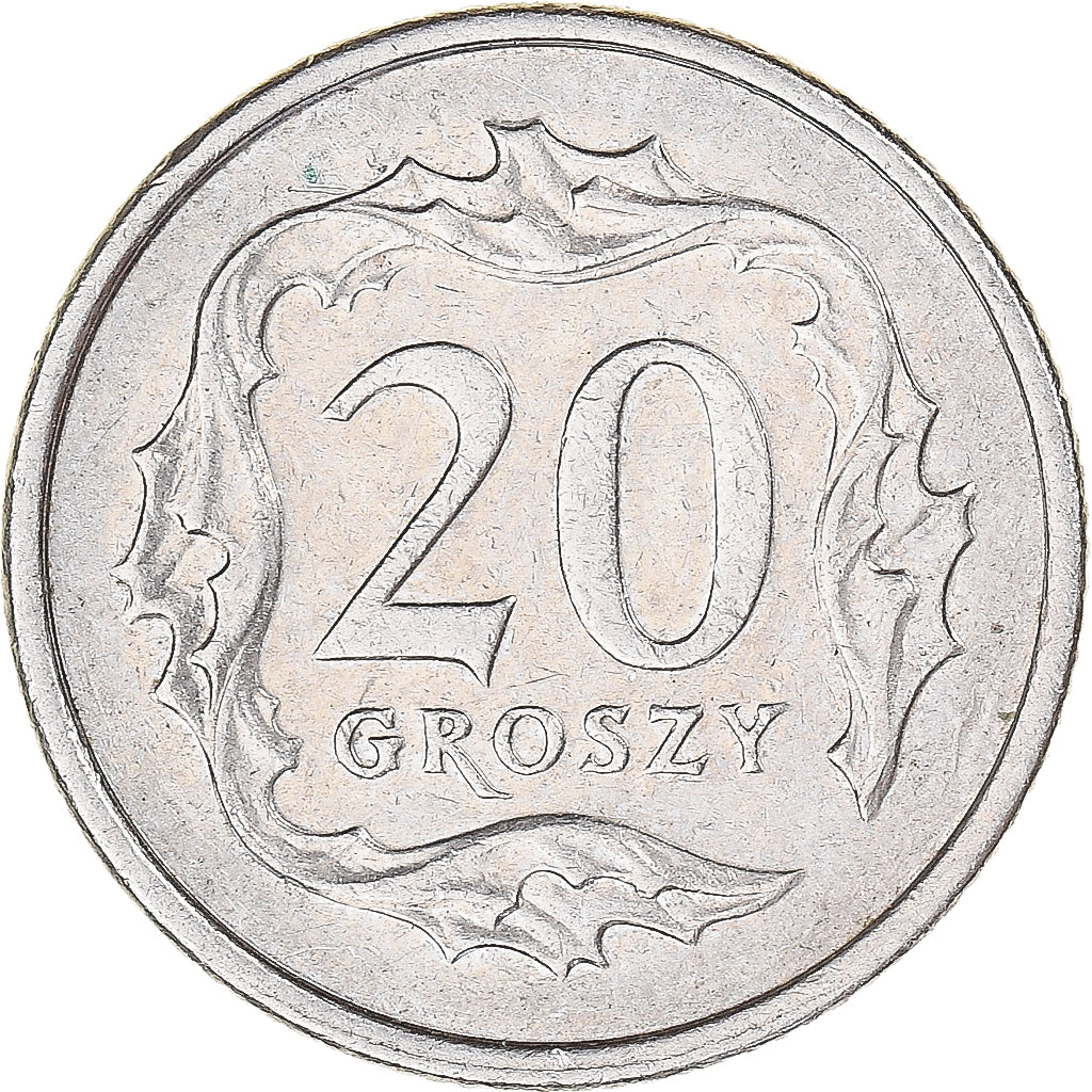 Coin, Poland, 20 Groszy, 2001