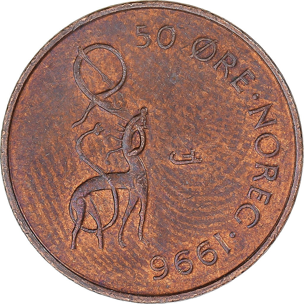 Moneta, Norwegia, Krone, 1996