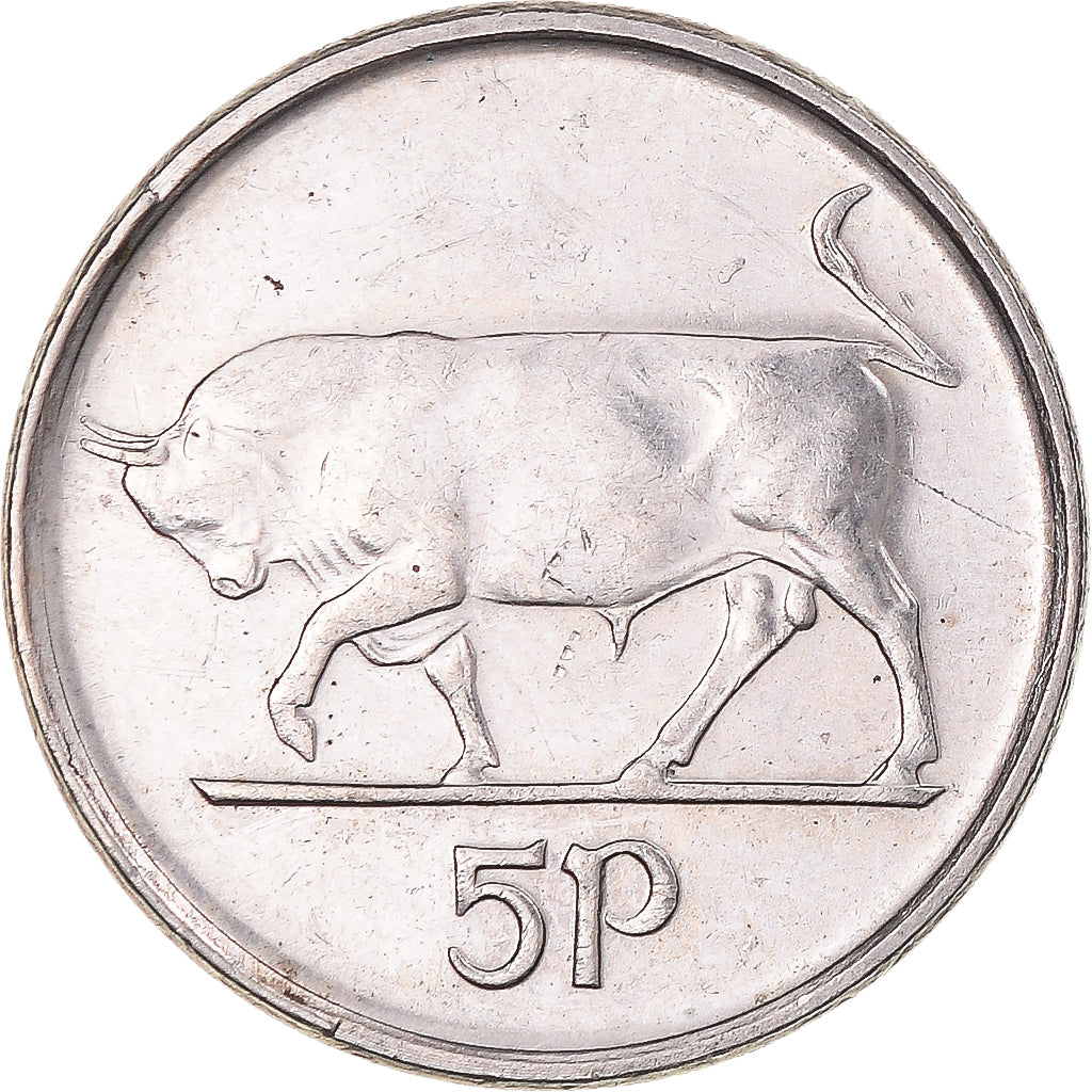 Munten, Ierland, 5 Pence, 1993