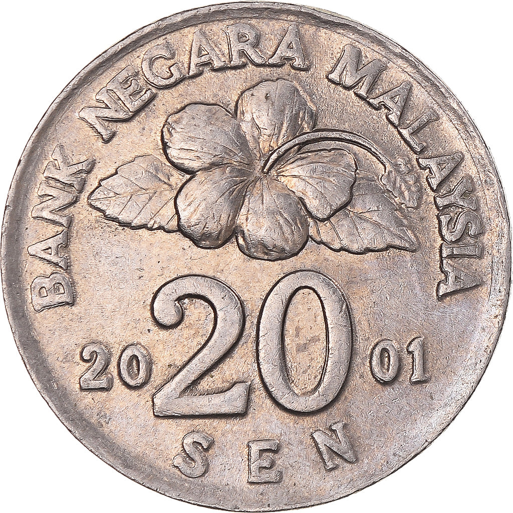 Moneda, Malasia, 20 Sen, 2001
