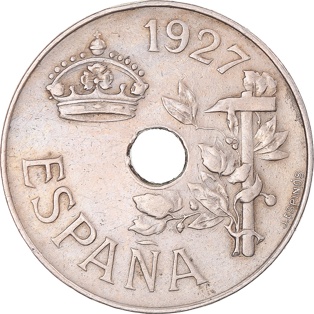 Moneda, España, 25 Centimos, 1927