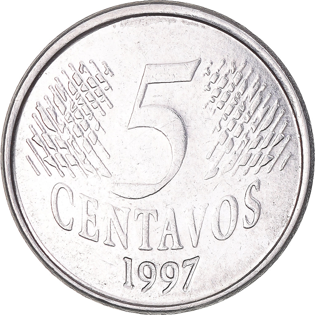 Moeda, Brasil, 5 Centavos, 1997