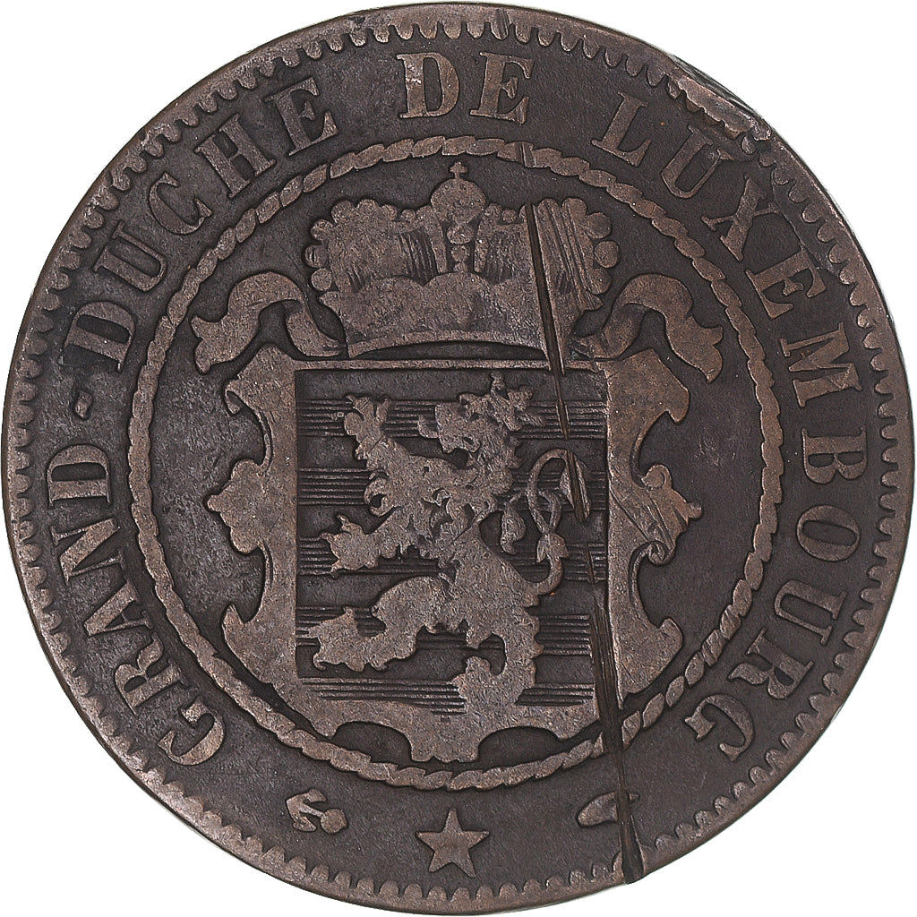 Coin, Luxembourg, 10 Centimes, 1860