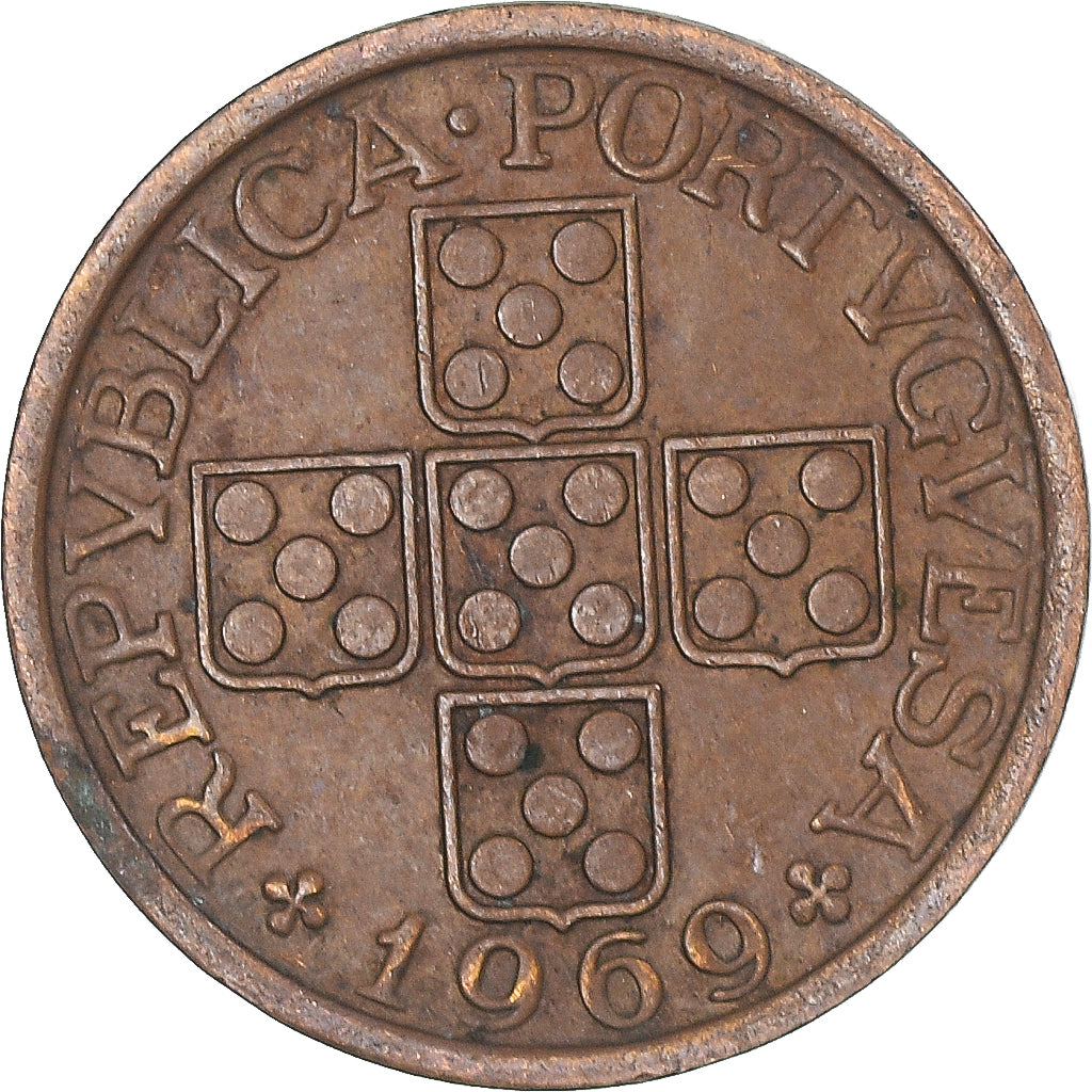 Münze, Portugal, 20 Centavos, 1969