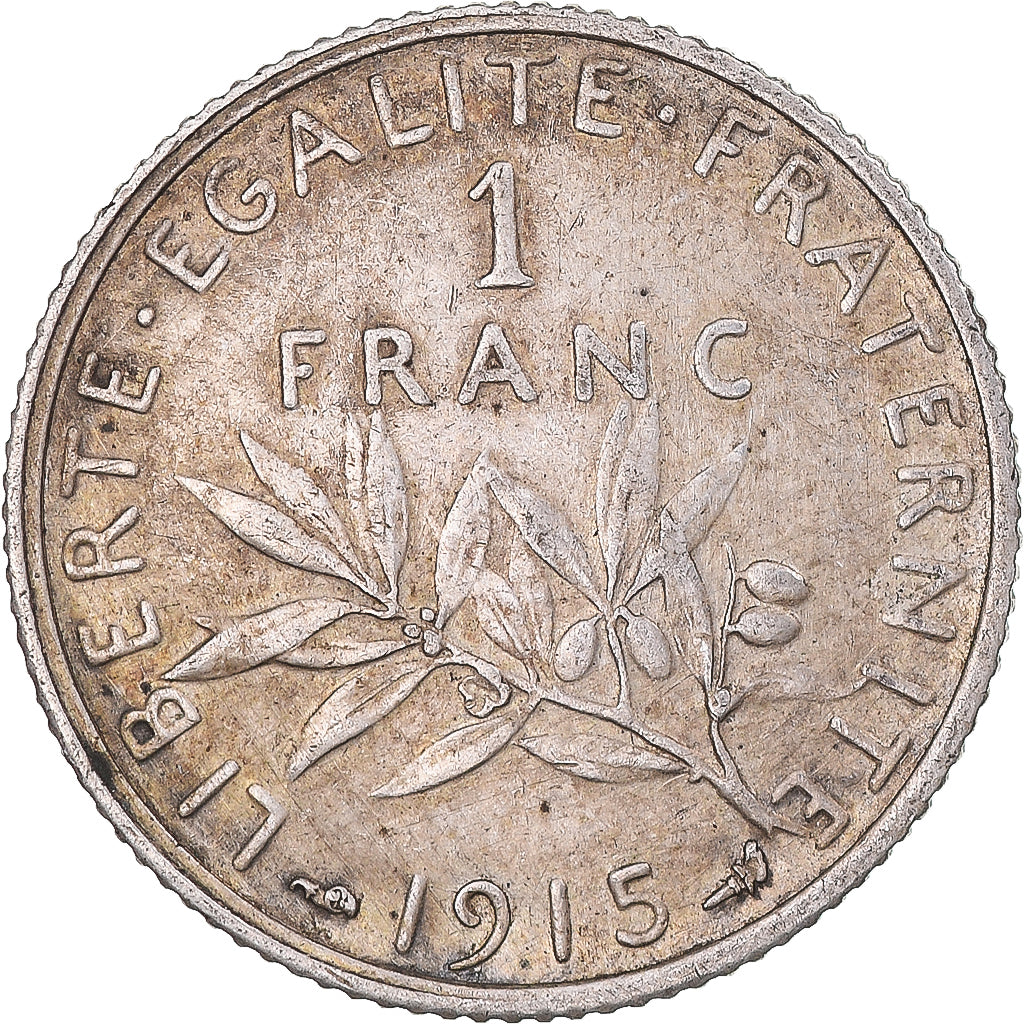 Munten, Frankrijk, Franc, 1915