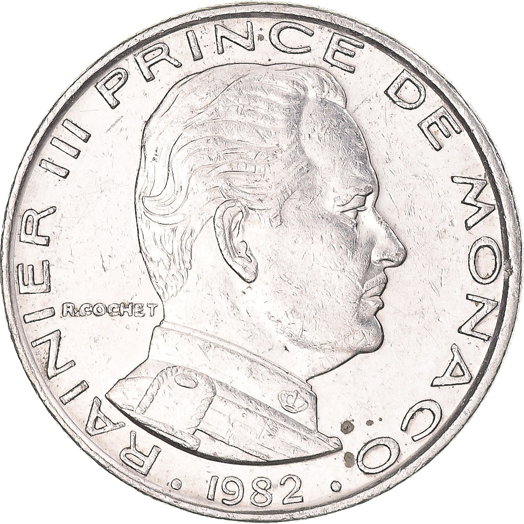 Monnaie, Monaco, Franc, 1982
