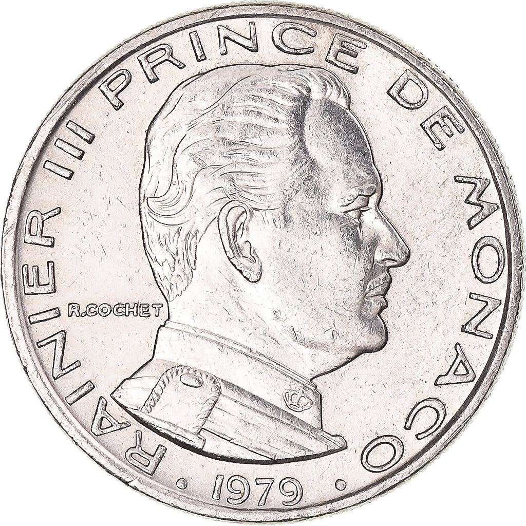 Monnaie, Monaco, Franc, 1979