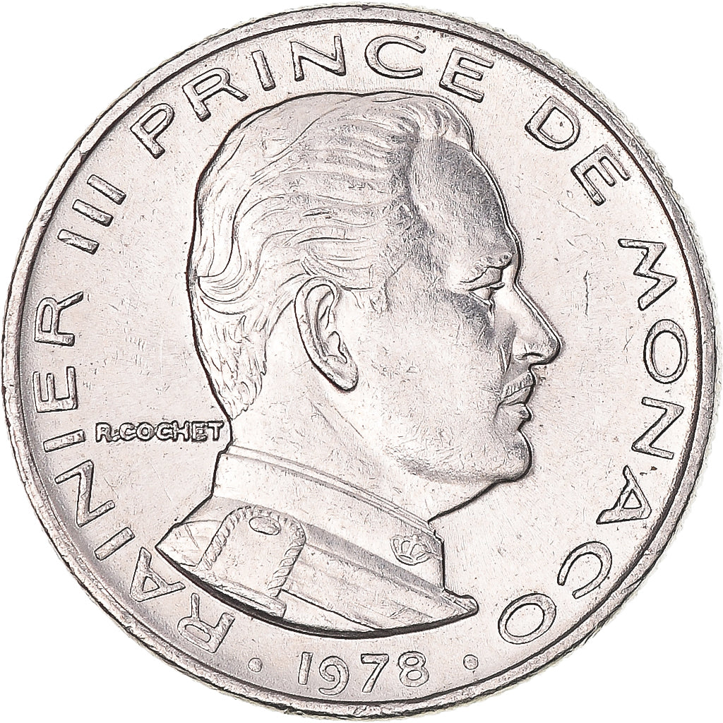 Moneta, Monaco, 1/2 Franc, 1978
