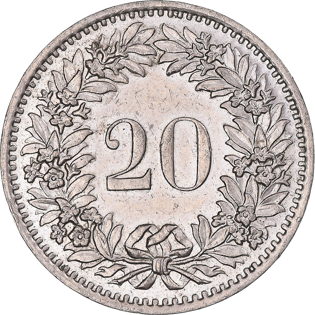 Moneta, Szwajcaria, 20 Rappen, 1979