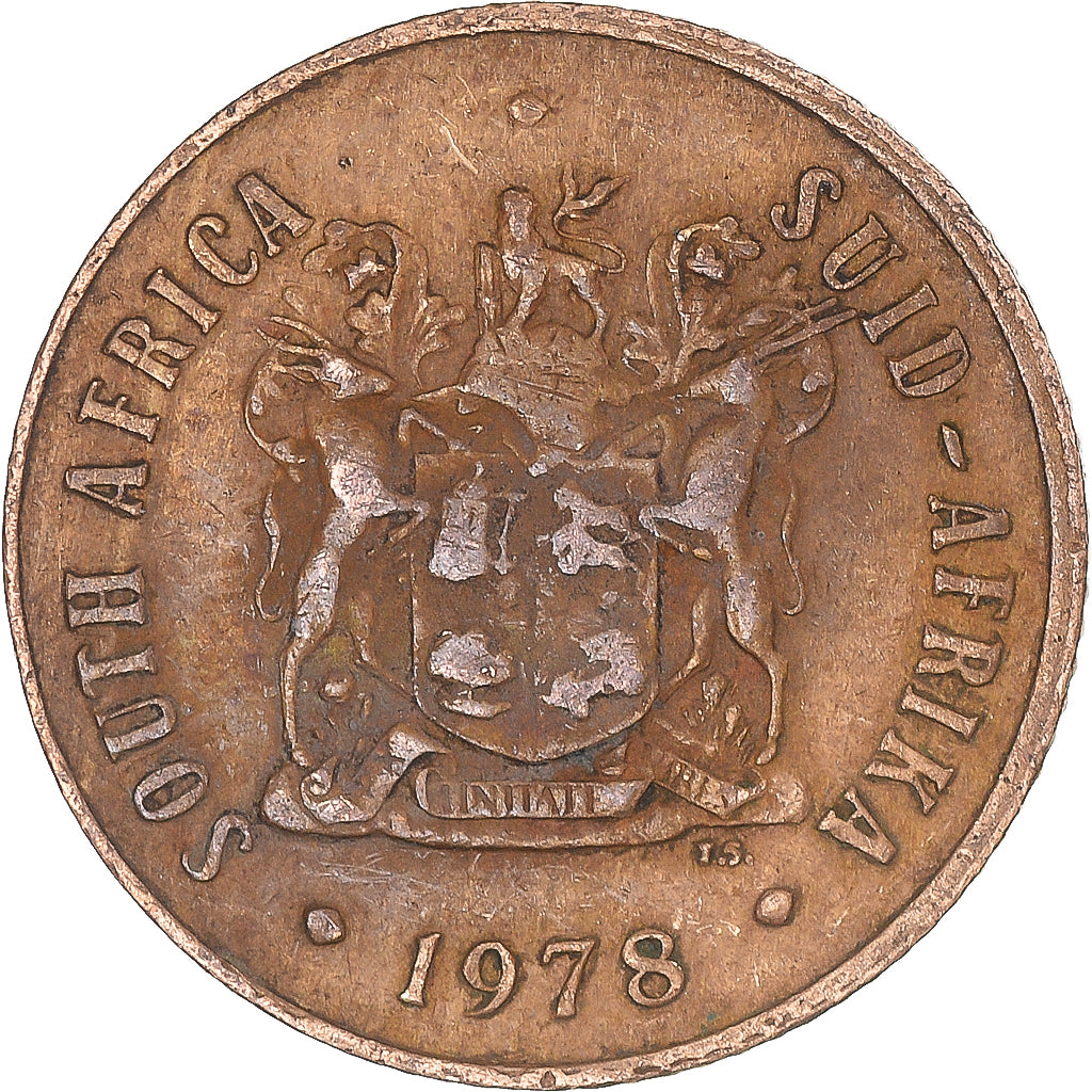 Munten, Zuid Afrika, 2 Cents, 1978
