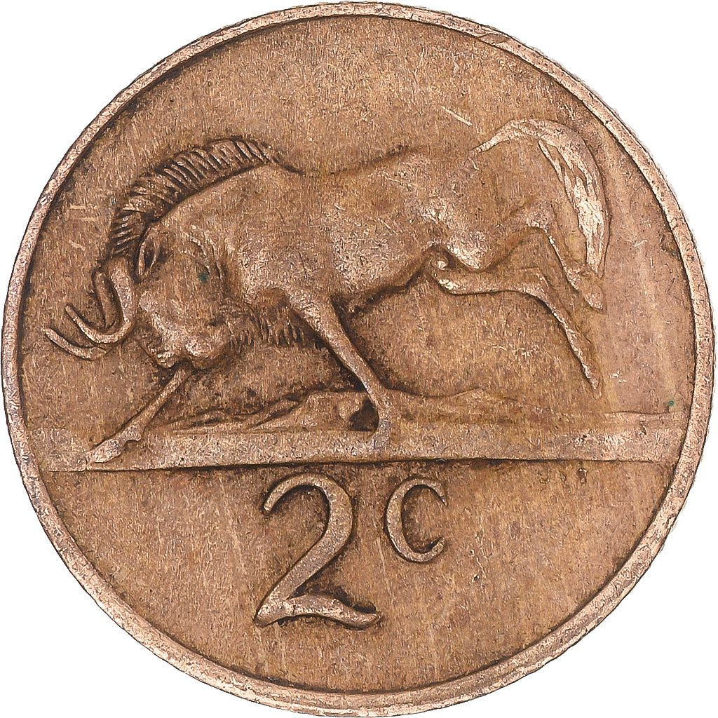 Munten, Zuid Afrika, 2 Cents, 1978