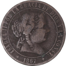 Coin, Spain, 2-1/2 Centimos, 1867