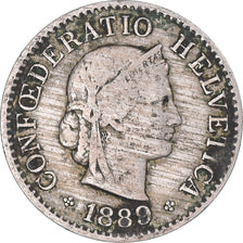 Coin, Switzerland, 5 Rappen, 1889
