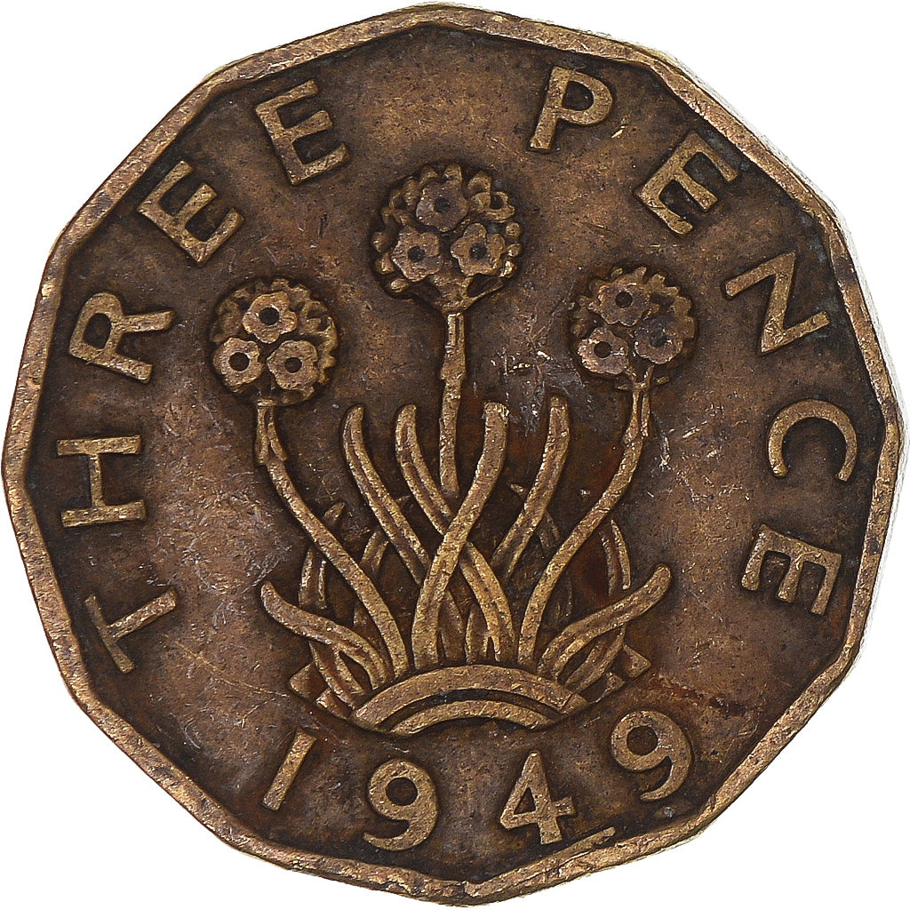 Moneta, Gran Bretagna, 3 Pence, 1949
