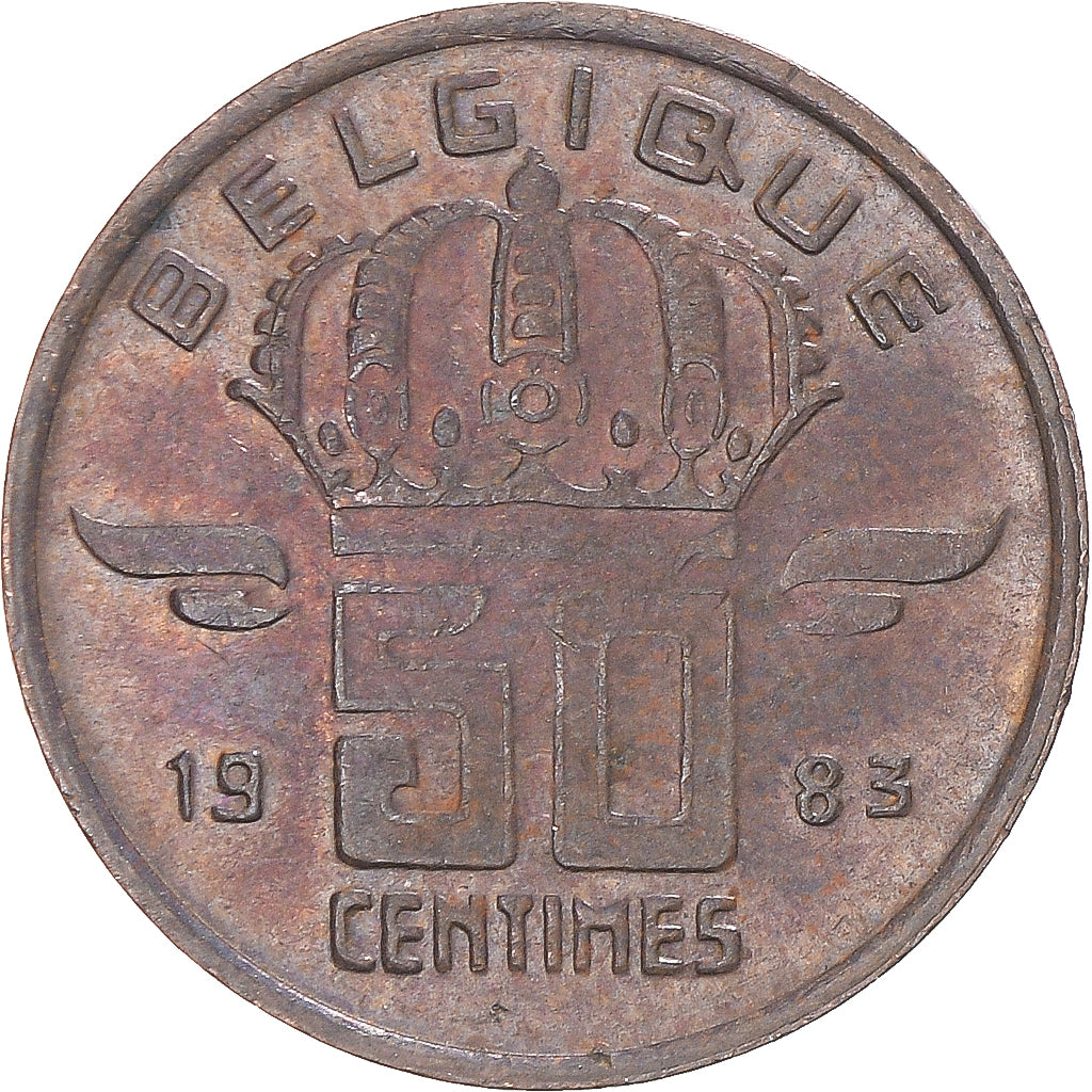 Coin, Belgium, 50 Centimes, 1983