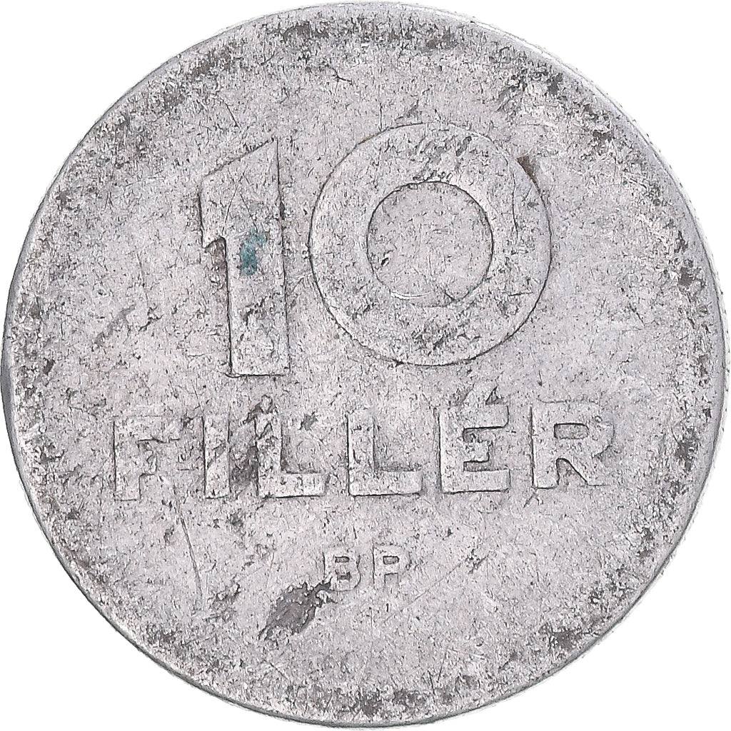 Moneta, Ungheria, 10 Filler, 1958