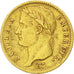 FRANCE, Napoléon I, 20 Francs, 1811, Paris, KM #695.1, VF(30-35), Gold, Gadoury 