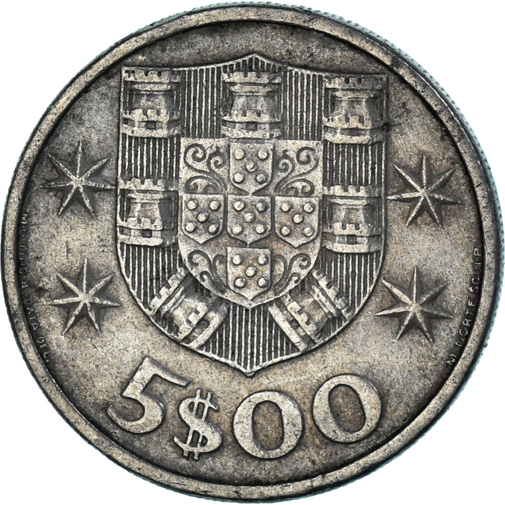 Münze, Portugal, 5 Escudos, 1981
