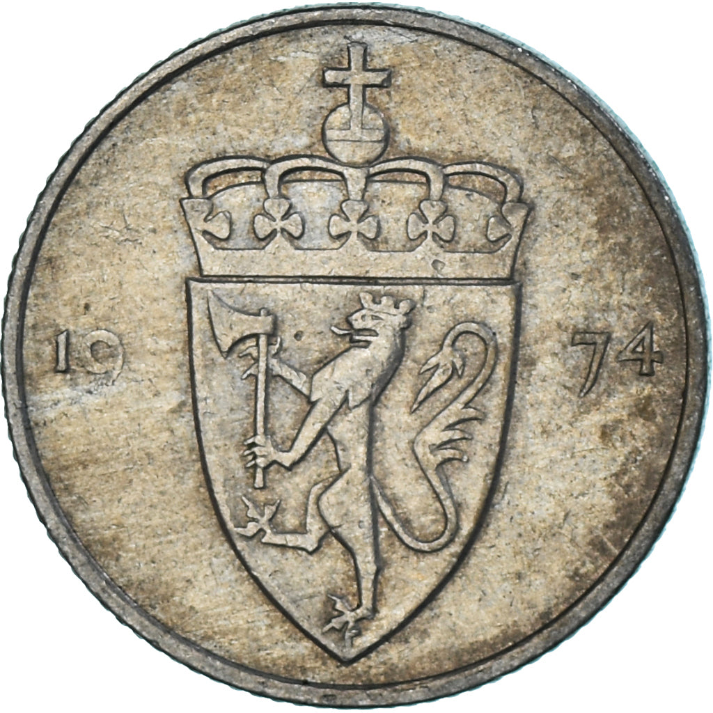 Moneta, Norwegia, 50 Öre, 1974