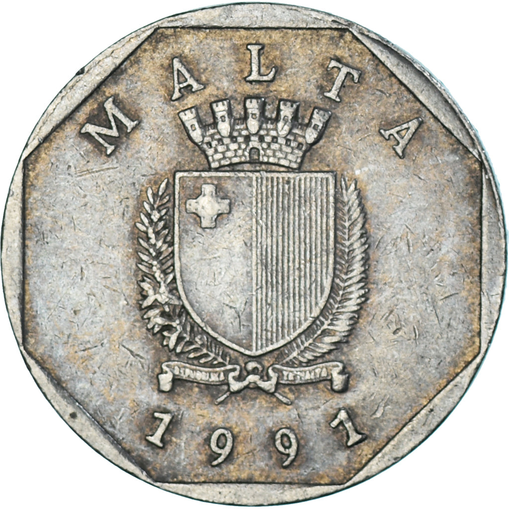 Munten, Malta, 50 Cents, 1991