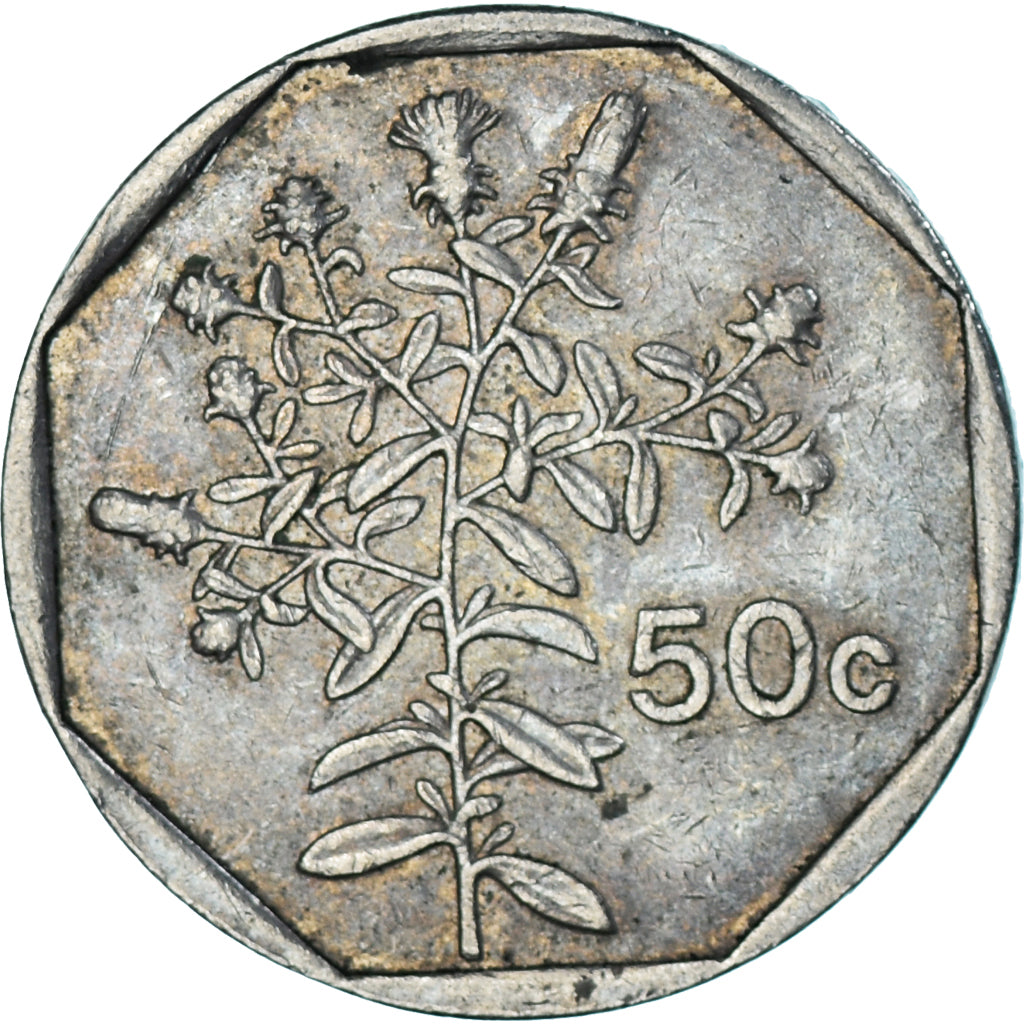 Munten, Malta, 50 Cents, 1991
