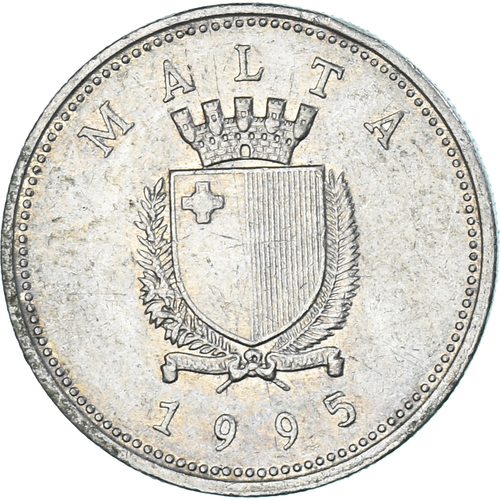 Munten, Malta, 10 Cents, 1995