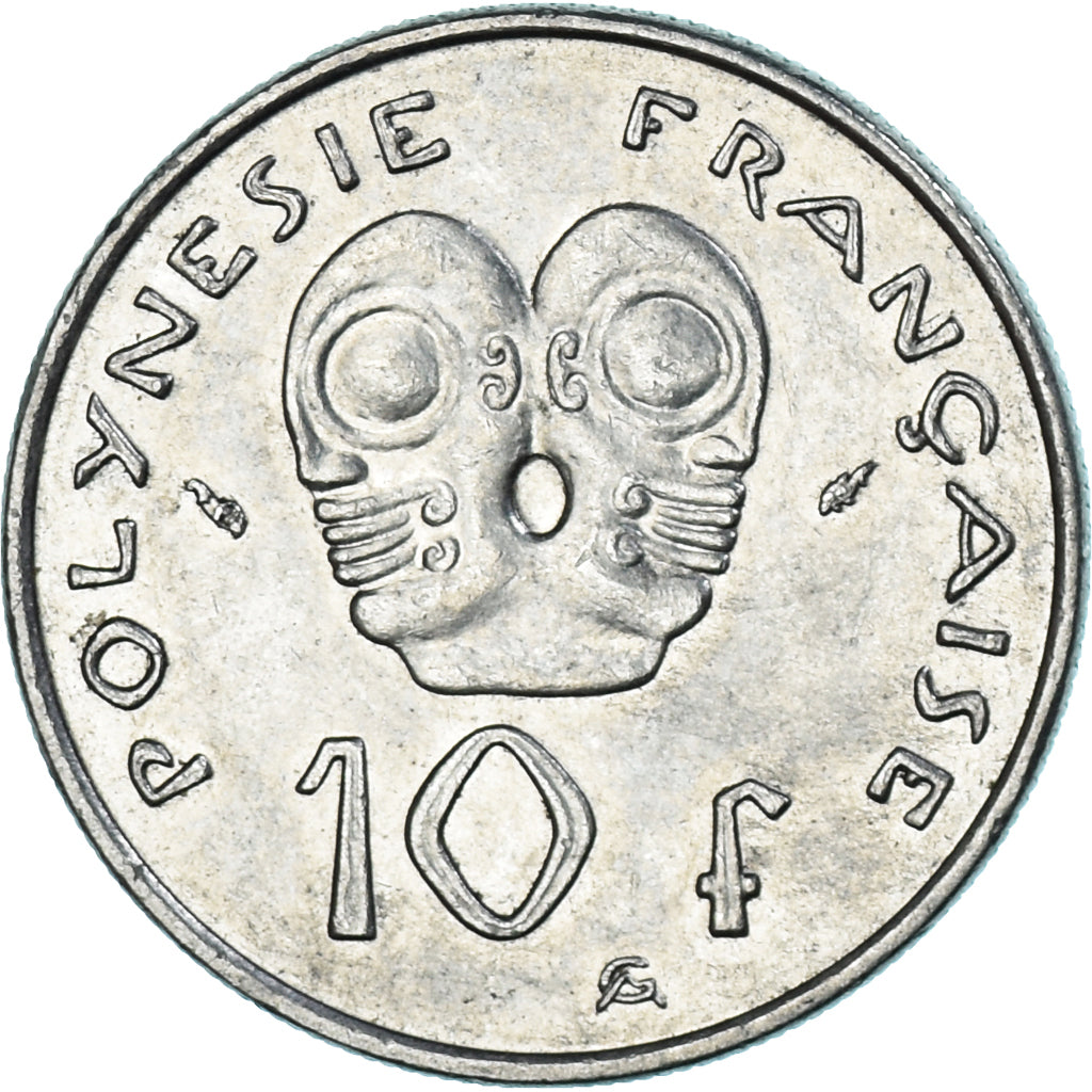 Coin, French Polynesia, 10 Francs, 1983