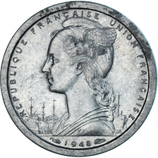 Coin, Madagascar, Franc, 1948