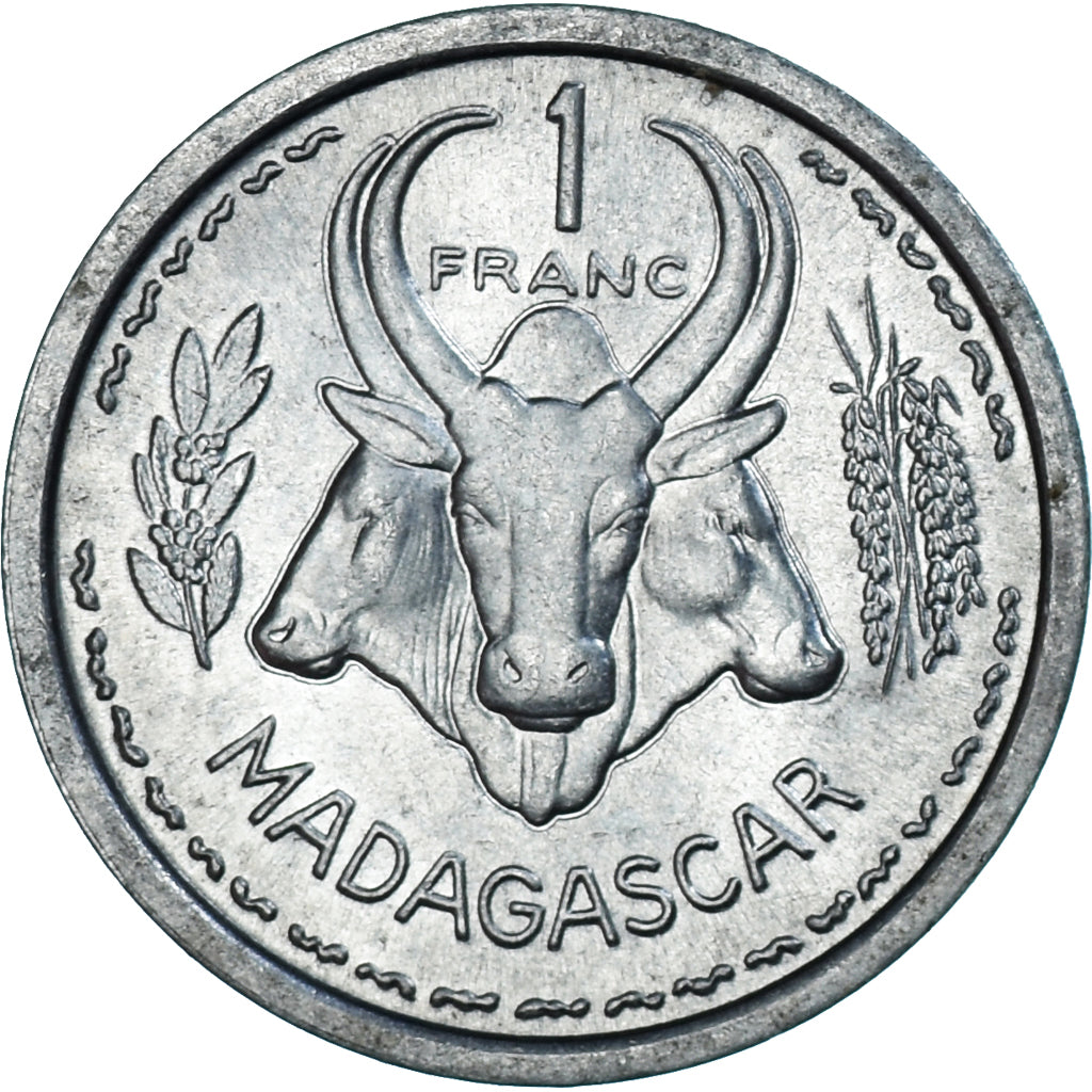 Coin, Madagascar, Franc, 1948