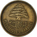 Monnaie, Liban , 25 Piastres, 1952
